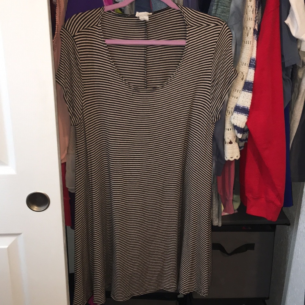 Black & White stripped dress